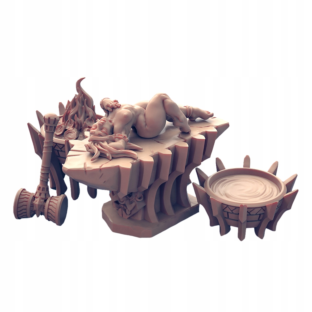 Fiamma the Oracle & Dumlok Anvil RPG DnD D&D Pathfinder