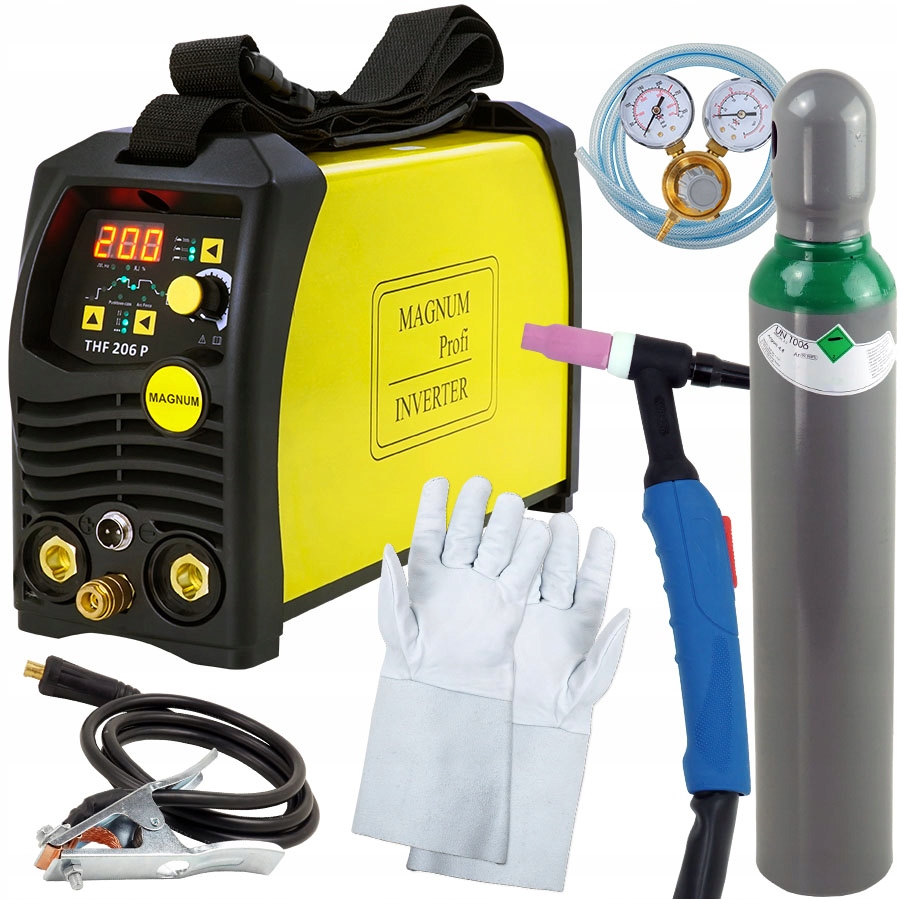 Spawarka inwertorowa Magnum zestaw Mma Tig DC Puls