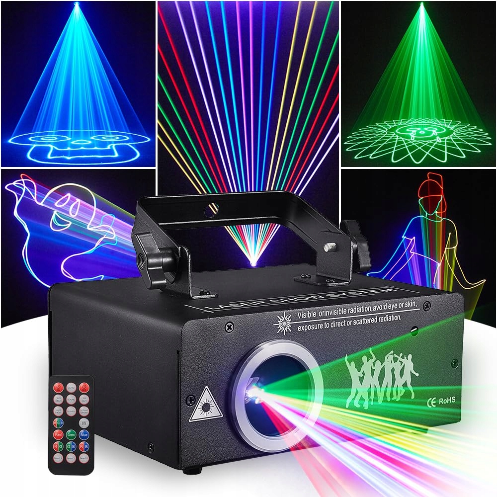 DJské osvětlení Eyeshot scénické párty 3D Rgb skenování paprsku