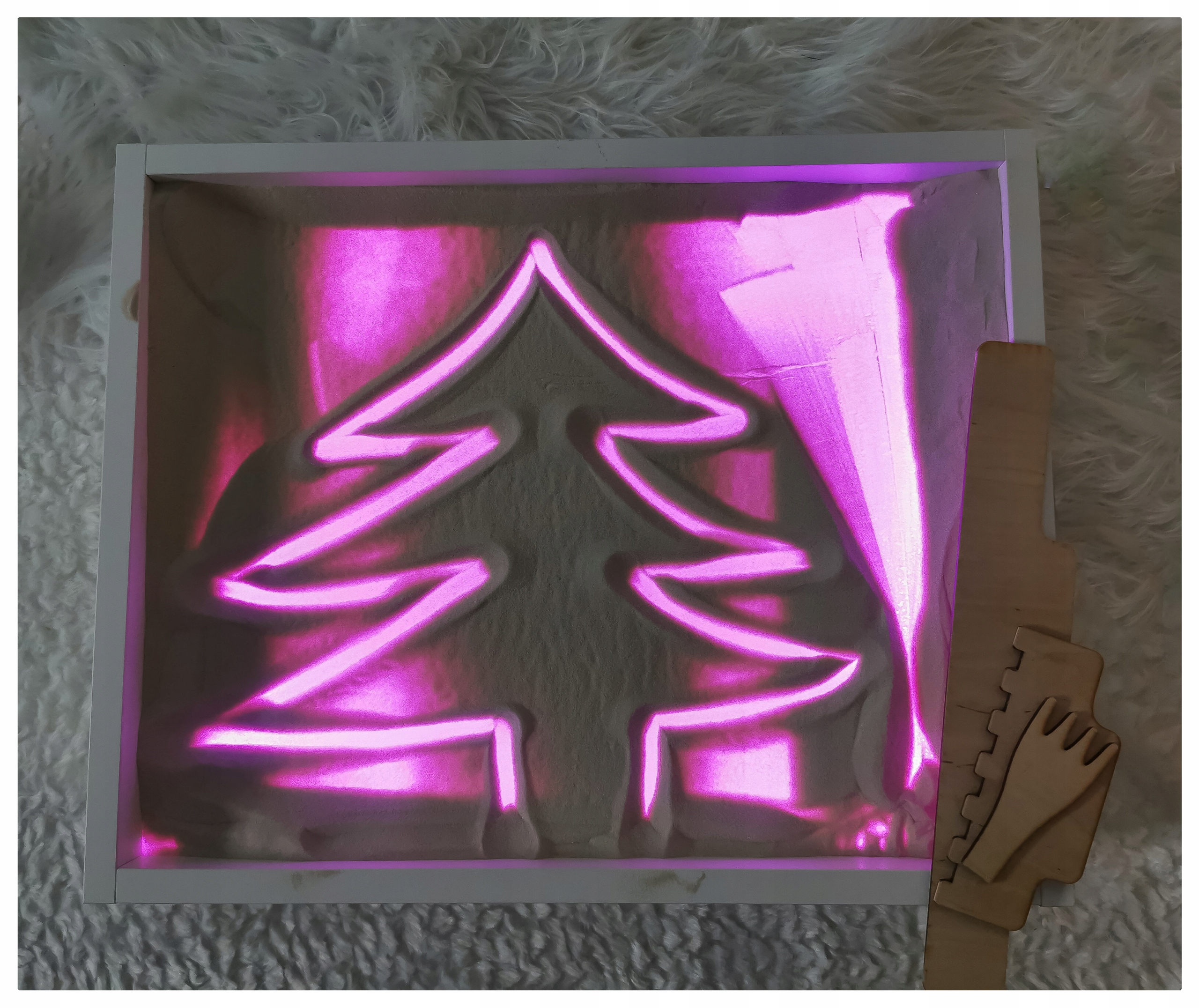 

Ramka Edukacyjna rysowanie piaskiem Led Rgb