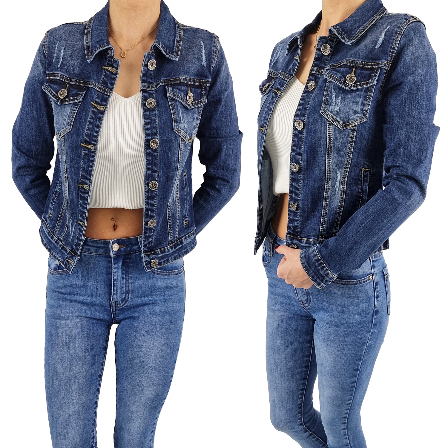 Dámská Džínová Katana Džínová bunda pro mládež