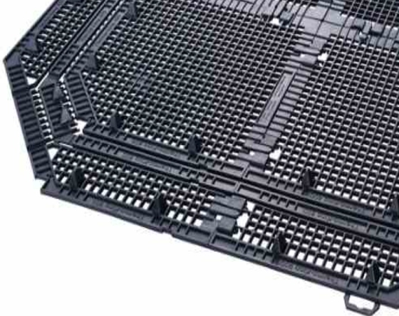 Podstawa kratka pod kompostownik do 900l stabilna Kolor czarny