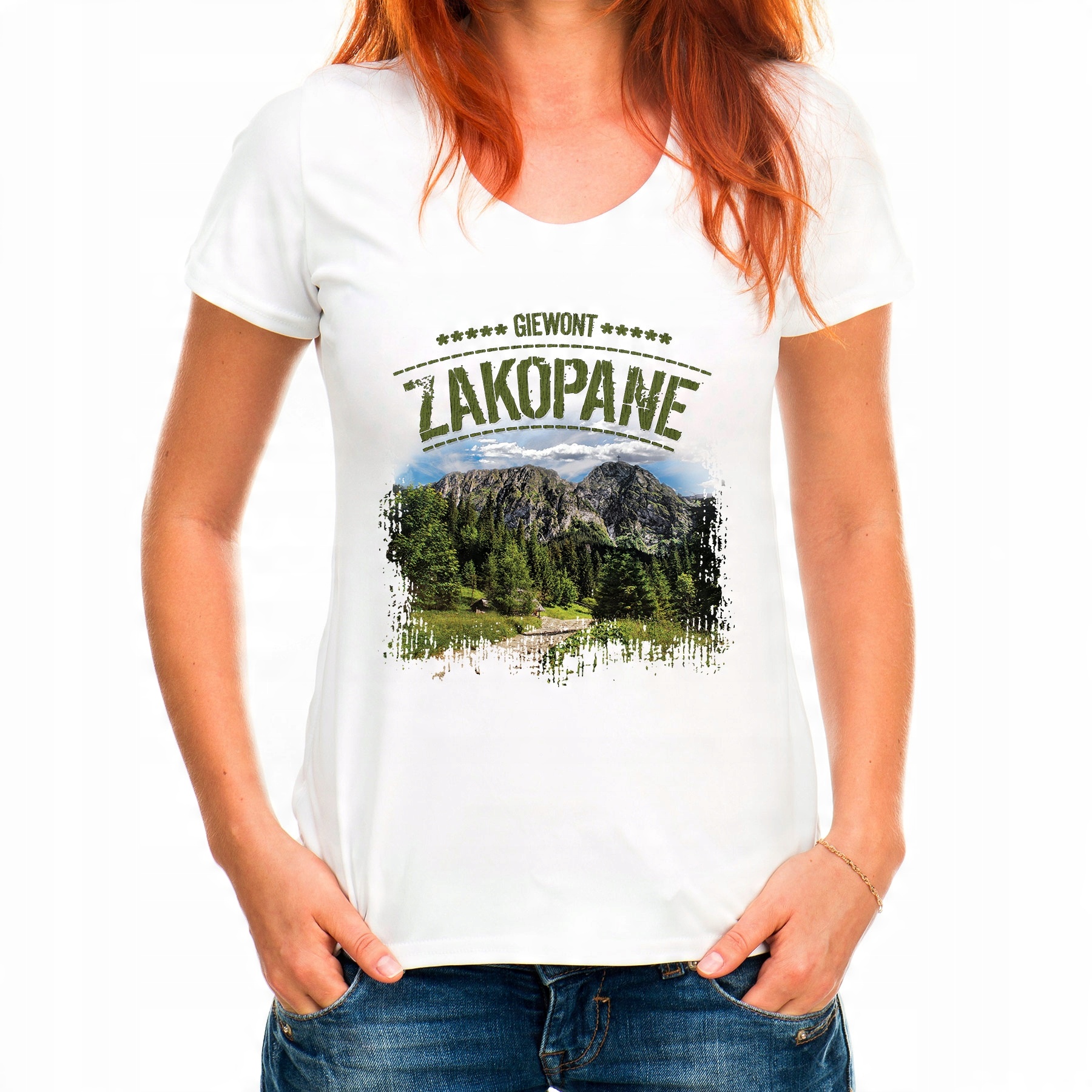 

Koszulka Zakopane Giewont Lato (L):: XL,: biały