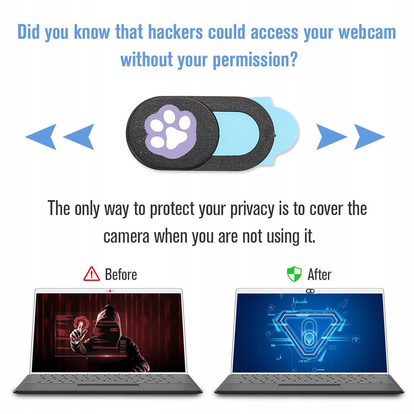 SUWAK OSŁONY KAMERY INTERNETOWEJ NOTATNIK KOMPUTEROWY Kod producenta 10089066