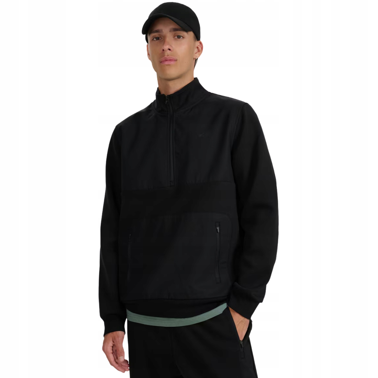 Pánská mikina 4F M1947 hluboká černá 4FWAW25TSWSM1947 20S Velikost M