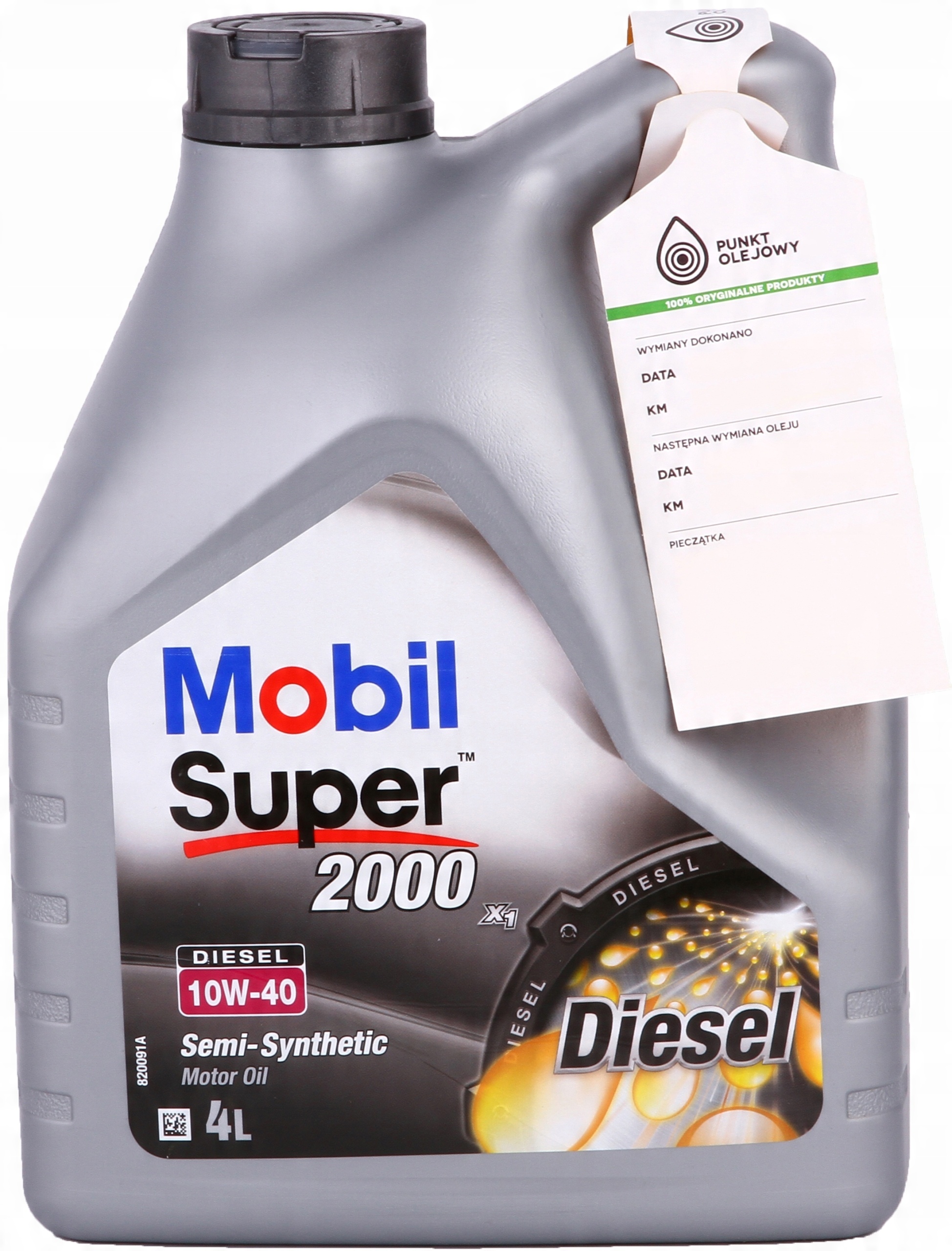 

Mobil 2000 X1 10W40 Diesel 4L