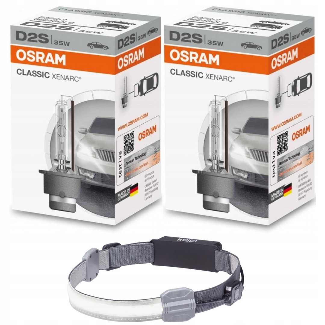 Osram Classic Xenarc D2S Žiarovky 35W Čelová Baterka LEDinspect LEDIL414