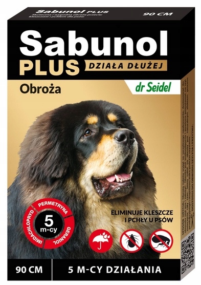 Sabunol Obojek Plus proti blechám pro psa 90 cm