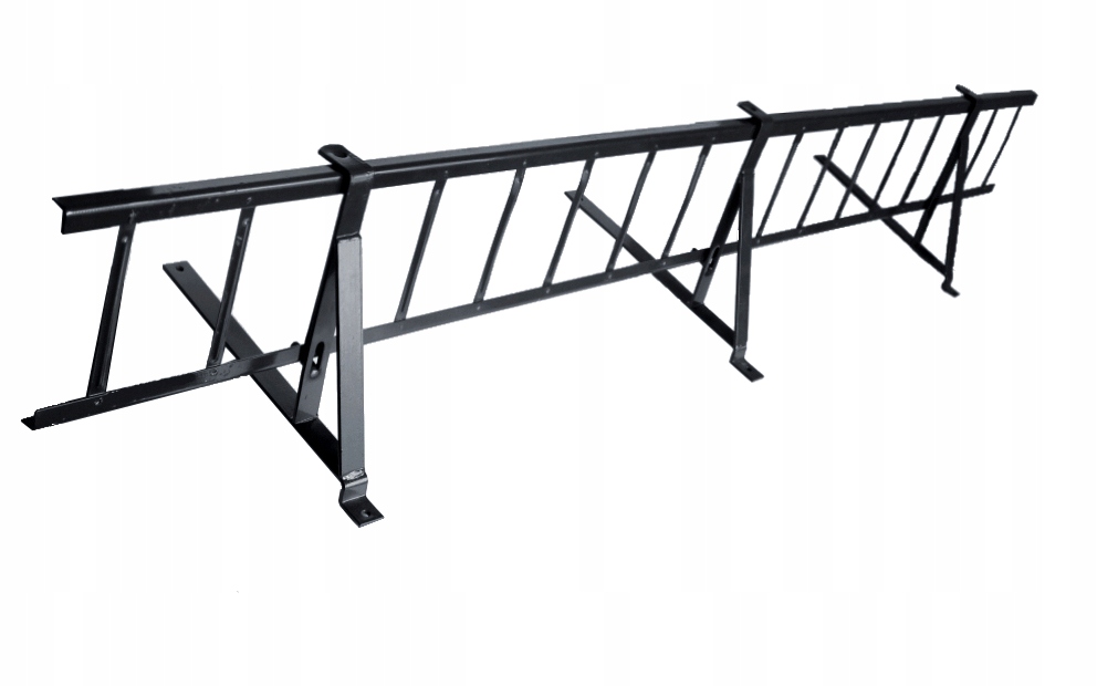 NOWOCZESNY ZESTAW PŁOTEK PRZECIWŚNIEGOWY + WSPORNIKI 3x350 mm ANTRACYT 7016