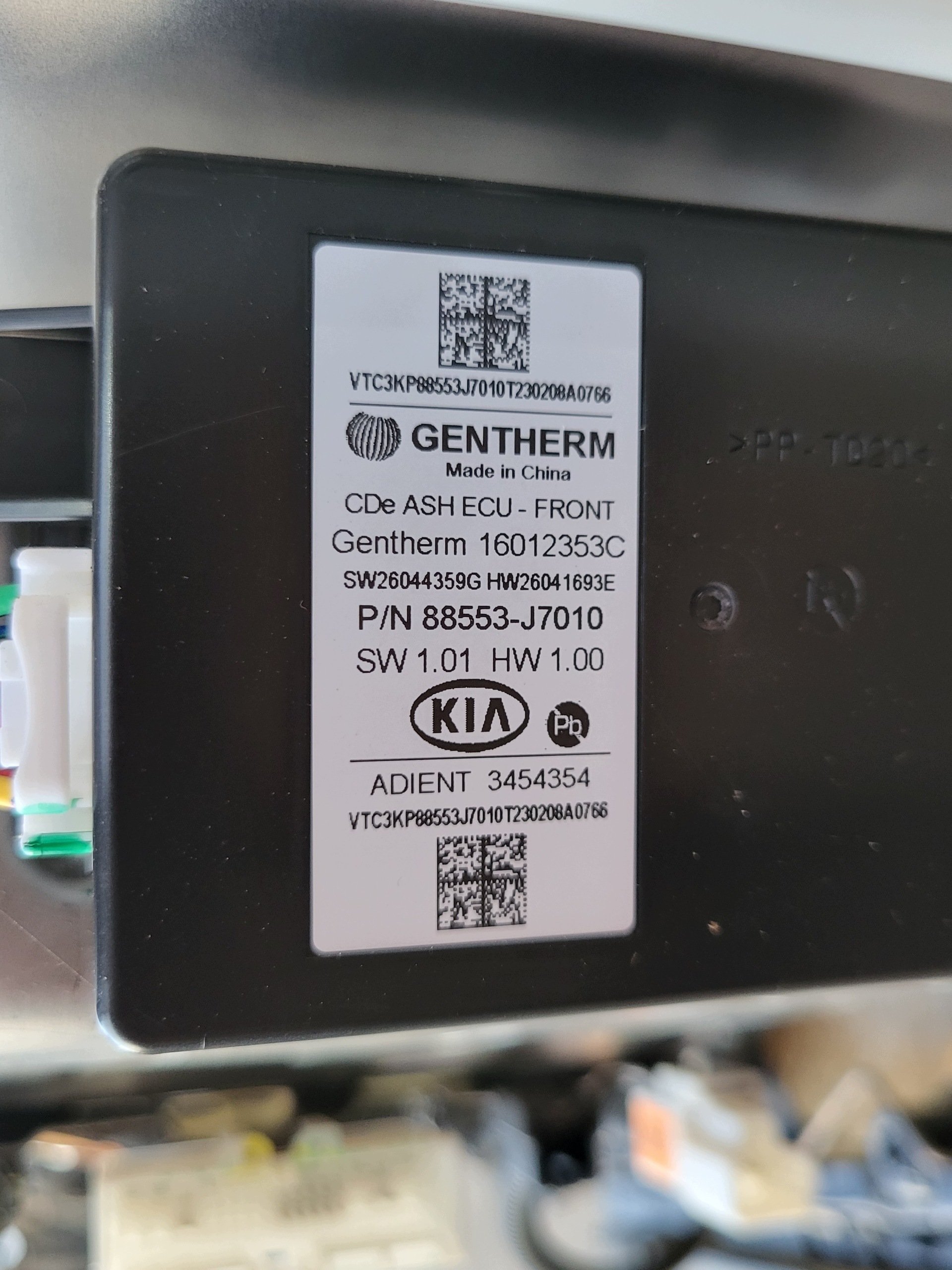 module ECU control unit GRZANIA seat right front KIA CEED III LIFT OE