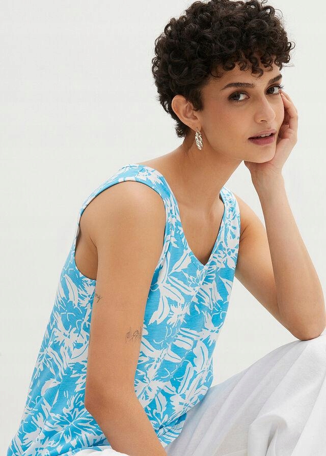 TOP Z DŁUŻSZYMI BOKAMI BONPRIX 36 Fason asymetryczna