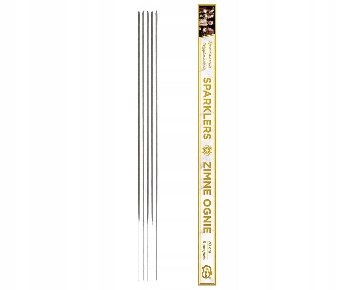 Zimne ognie - 70 cm, 5 szt.