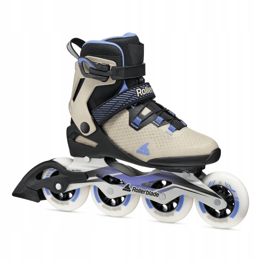 Rolki damskie Rollerblade Macroblade 90 W czarno-beżowo-fioletowe 250