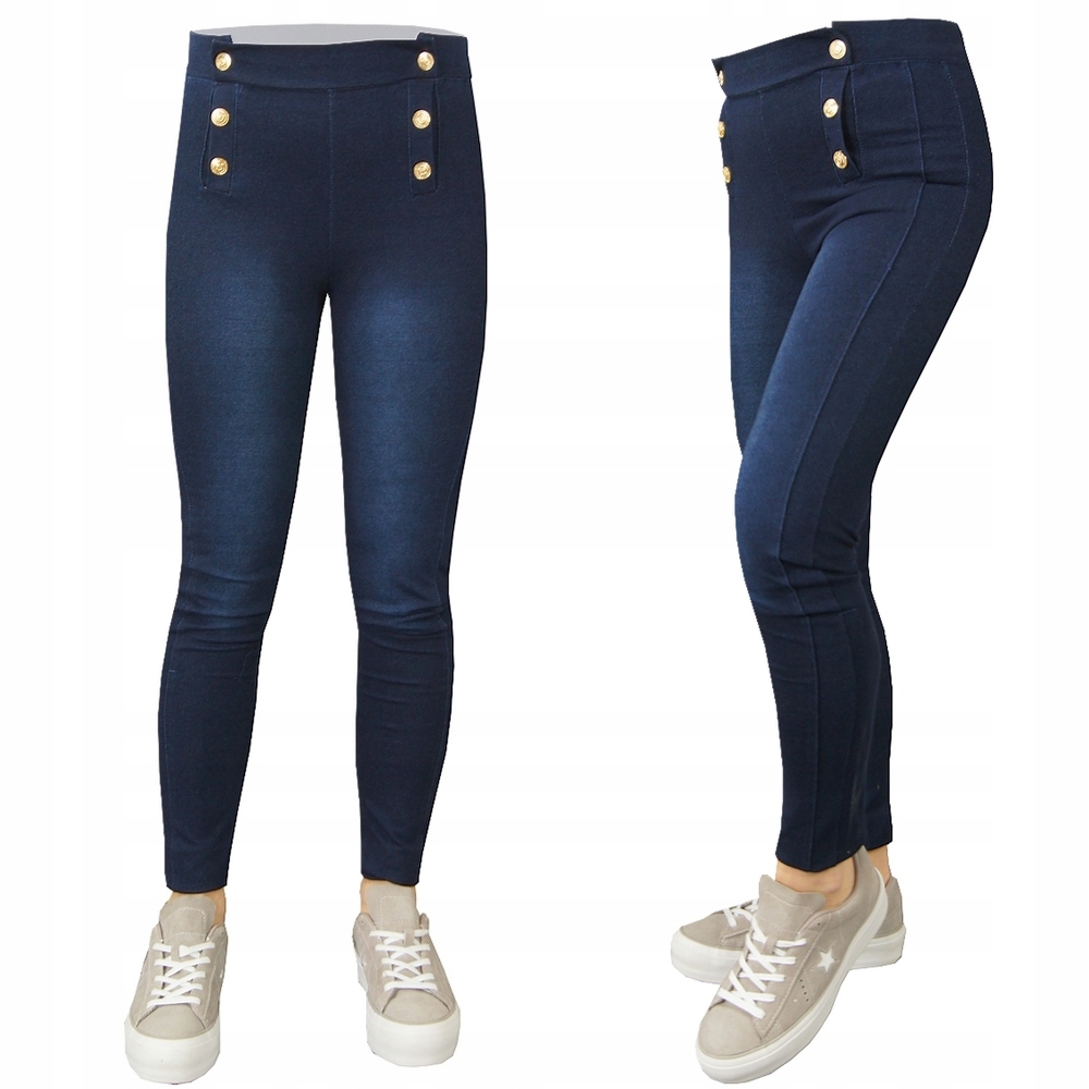 

Leginsy spodnie Jeans getry Guziczki, G 116-122