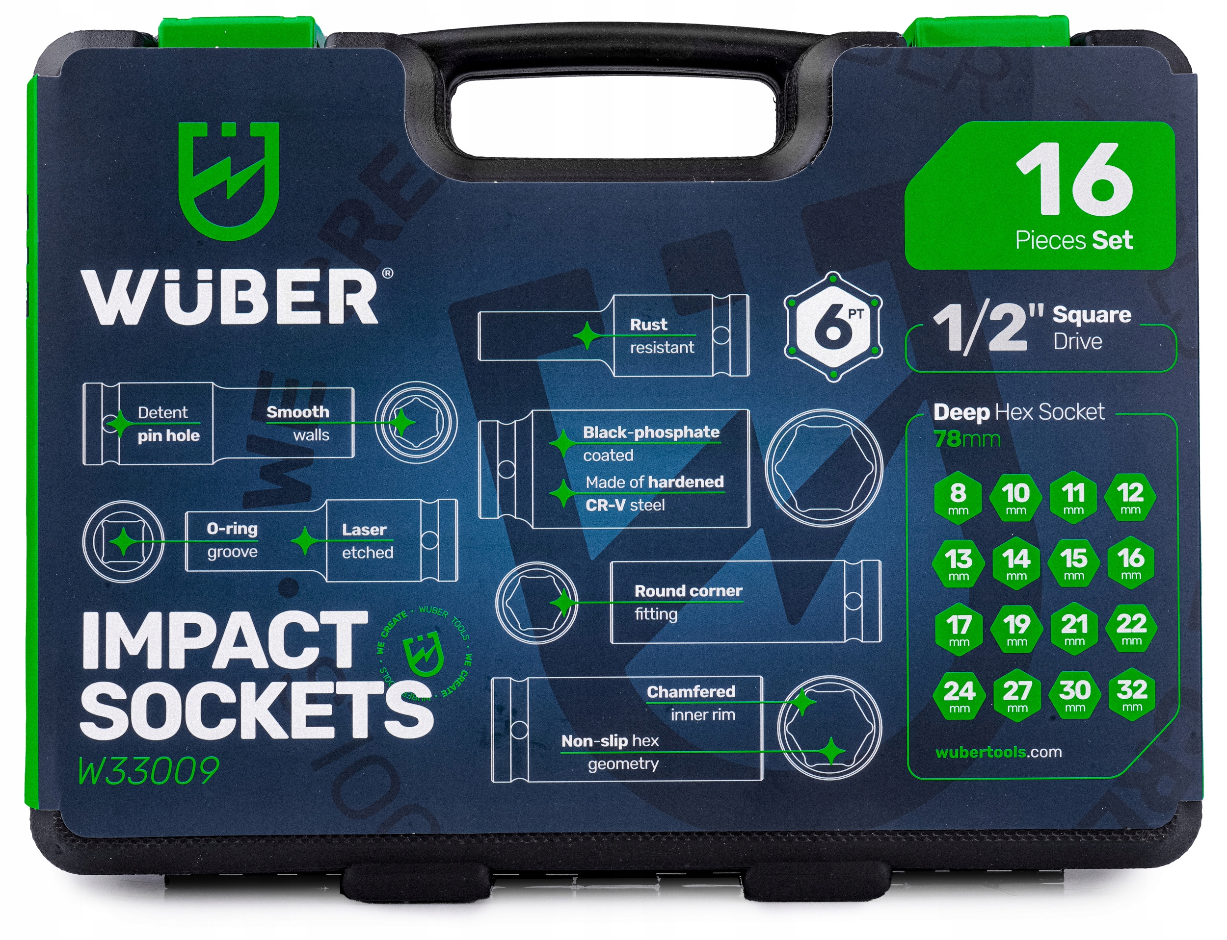 IMPACT SUSTETS ​​STECKSATZ 16-TEILIG 1/2