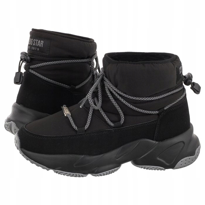 Dámské Kotníkové Boty boty Big Star černé KK274274