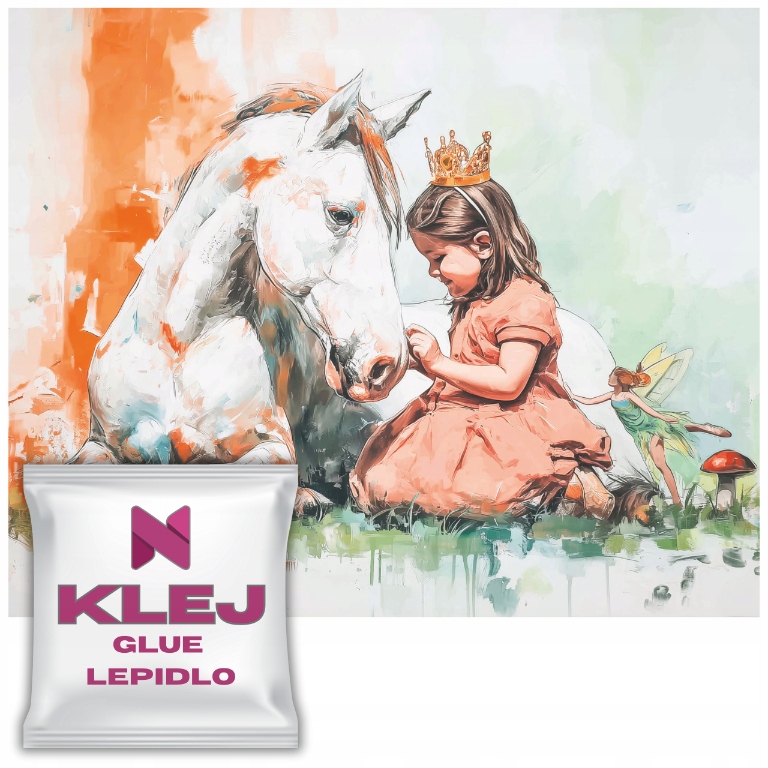 Dětská fototapeta Princezna Tapeta pro dívku Akvarel 148x220