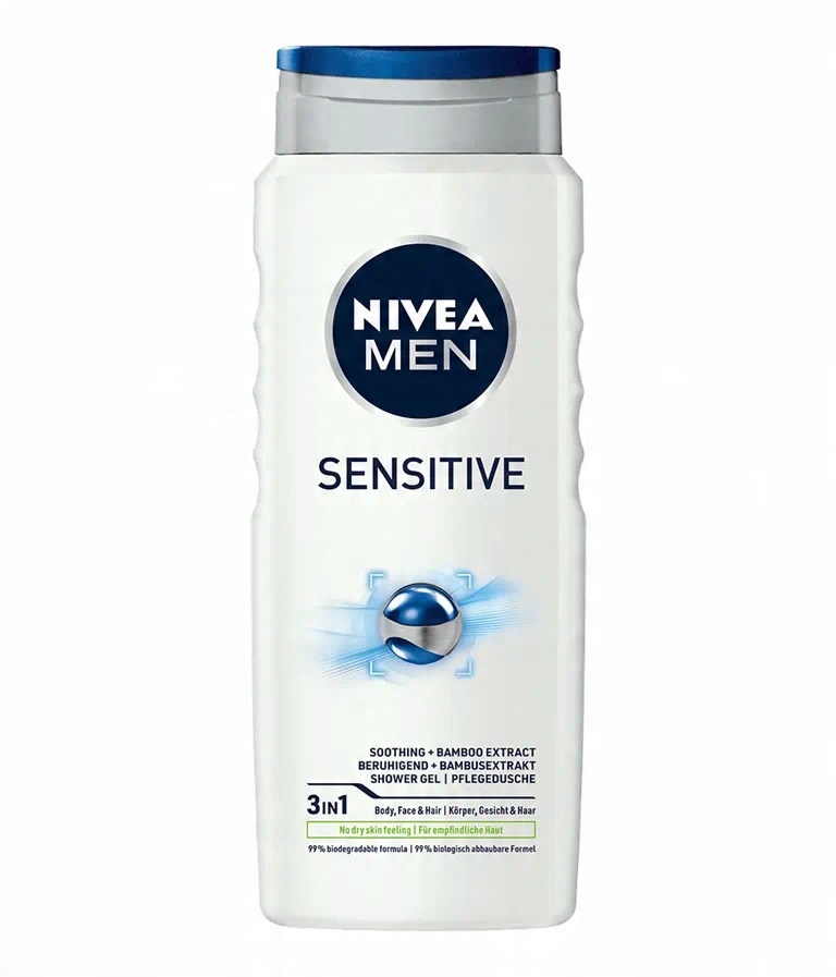 

Żel pod Prysznic Nivea Men Sensitive 500ml Męski