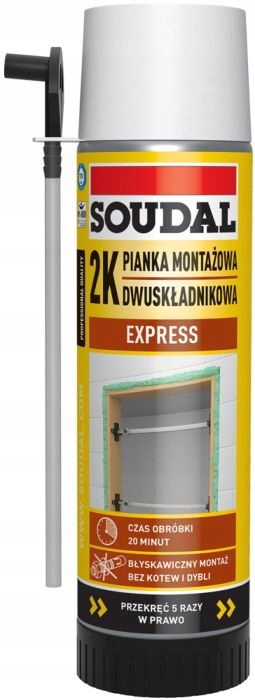 SOUDAL PIANKA MONTAŻOWA DWUSKŁADNIKOWA 400ml