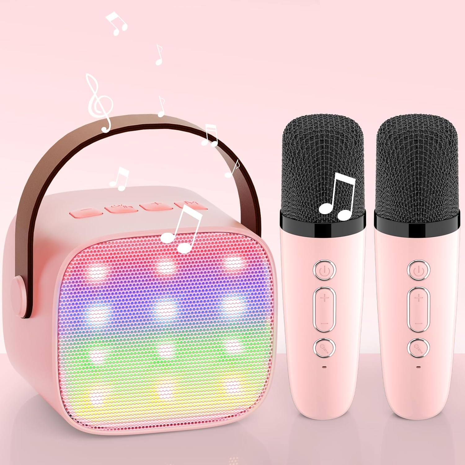 Wowstar Karaoke Zestaw Dla Dzieci Z Mikrofonami Bluetooth Głośnik — miniatura 8