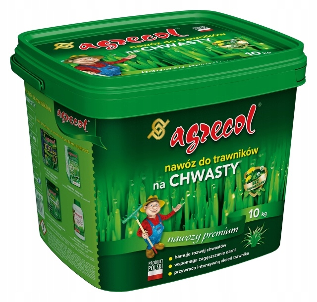 

Nawóz do trawników zachwaszczonych 10 kg Agrecol