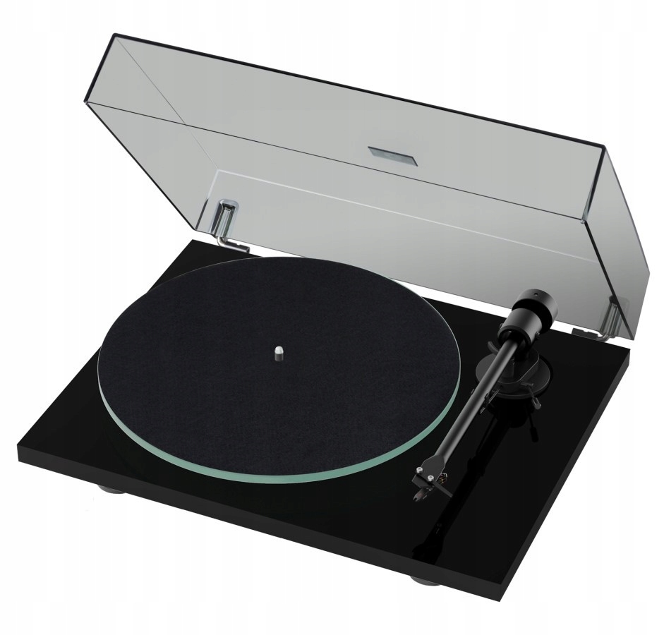 Pro-Ject T1 Evo Phono OM10 – klavírní černá barva