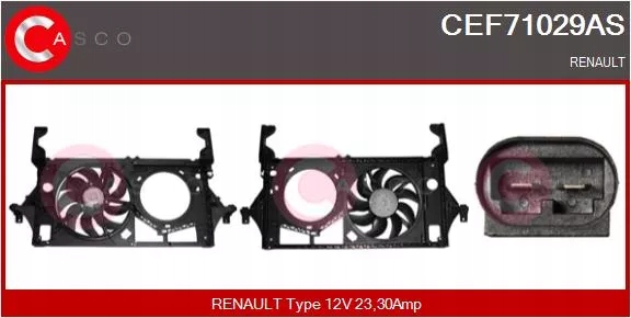 WENTYLATOR CHLODNICY CASCO Producent części Casco