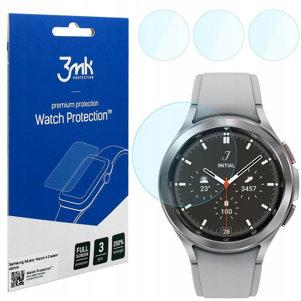 

3x Folia Hybrydowa 3mk Galaxy Watch 4 Classic 46mm