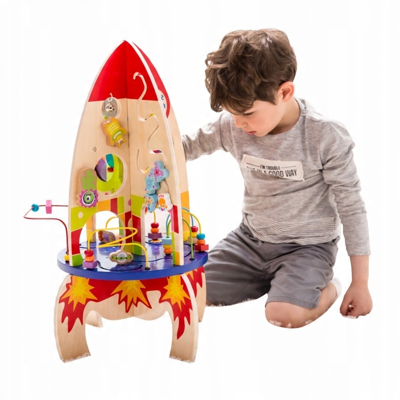 

Drewniana Rakieta Edukacyjna Manipulacyjna Sensory