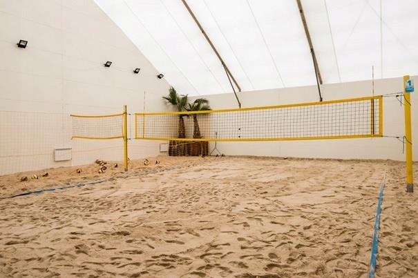 SIATKA DO SIATKÓWKI PLAŻOWEJ PROFESJONALNA BLUE Grubość 4 mm