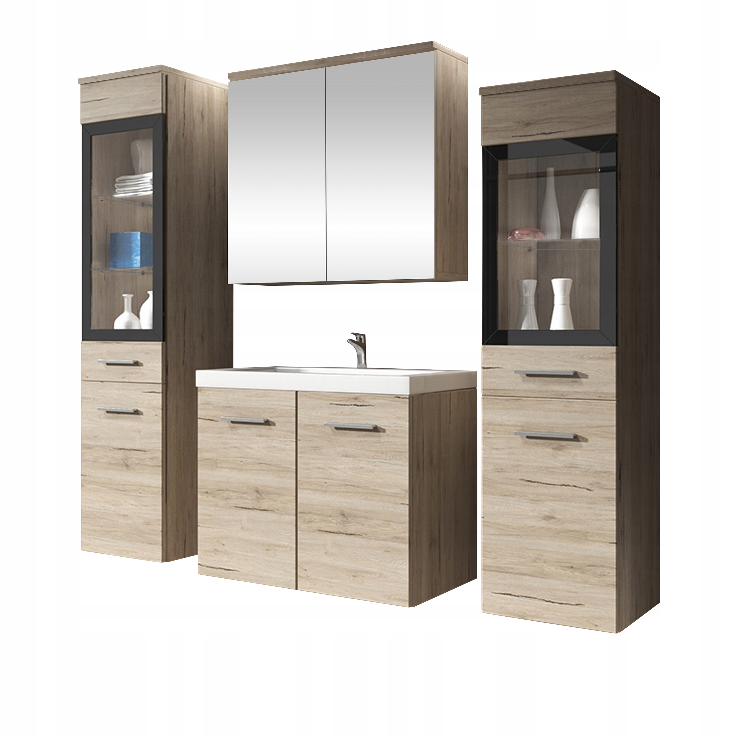 MEBLE ŁAZIENKOWE z umywalką ŁAZIENKA Madrit II