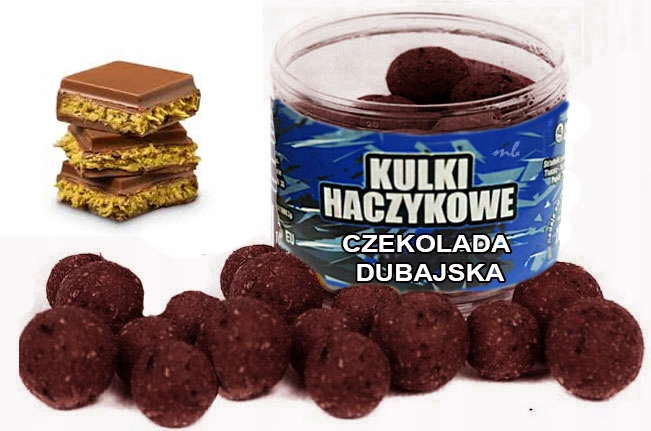 Kulki Proteinowe hakowe 16-20mm 100g Czekolada Dubajska WrocłaW