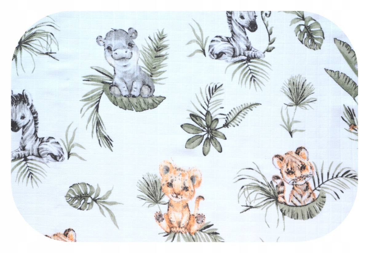 PIELUCHA TETRA DRUK 70/80 ZWIERZAKI W DZUNGLI