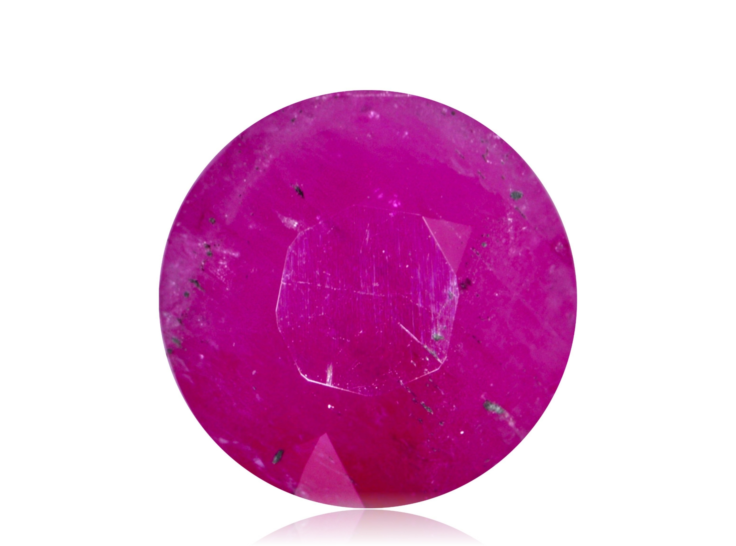 Rubin 1.10ct Kulatý Myanmar eCertifikát Wbd