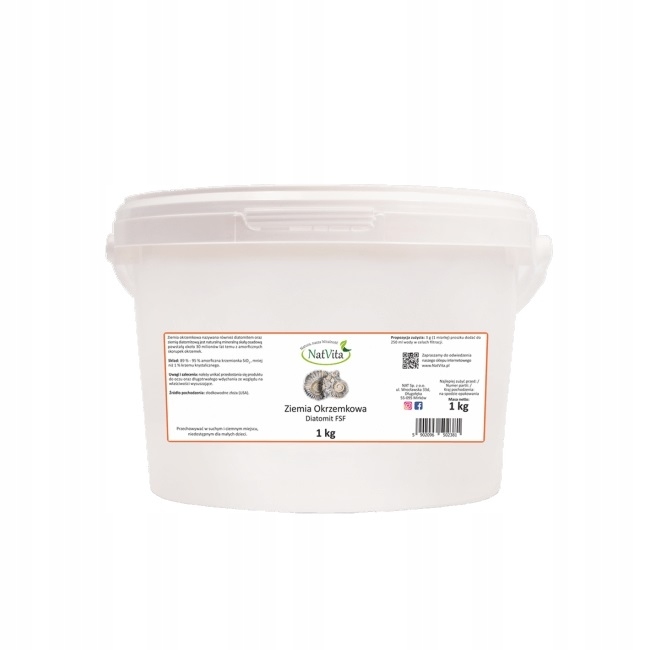 

Ziemia okrzemkowa Diatomit 1 kg Natvita