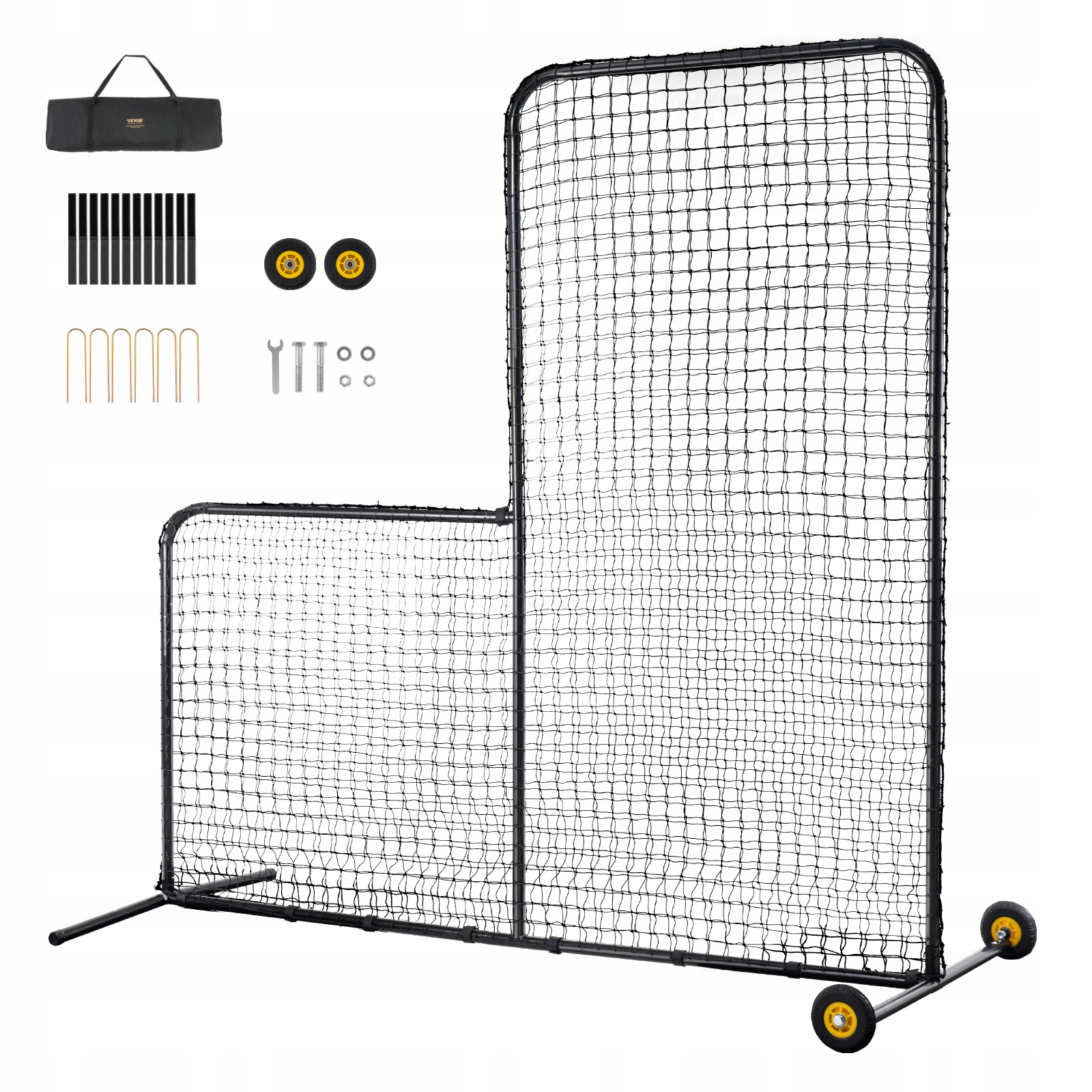 Ochranná Síť Vevor Do Odrážecí Klece L 213X106X213 CM, Pevná