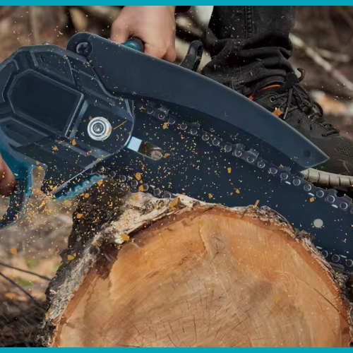 PIŁA ŁAŃCUCHOWA AKUMULATOROWA PILARKA RĘCZNA 2X Akumulator 2X Łańcuch OGRÓD Marka Inny producent