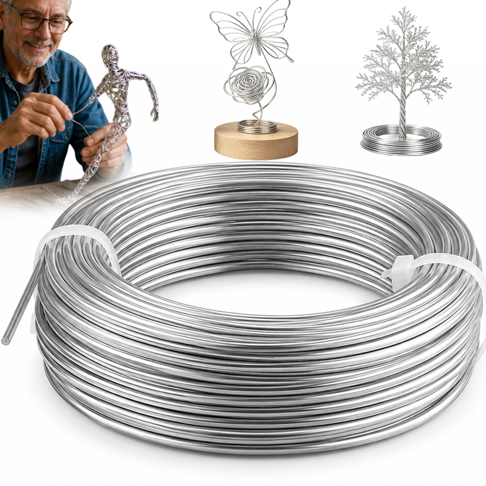 Měděný drát modelářský drát klenotnický měkký, průměr 3 mm x 30 metrů pro rukodělné aktivity
