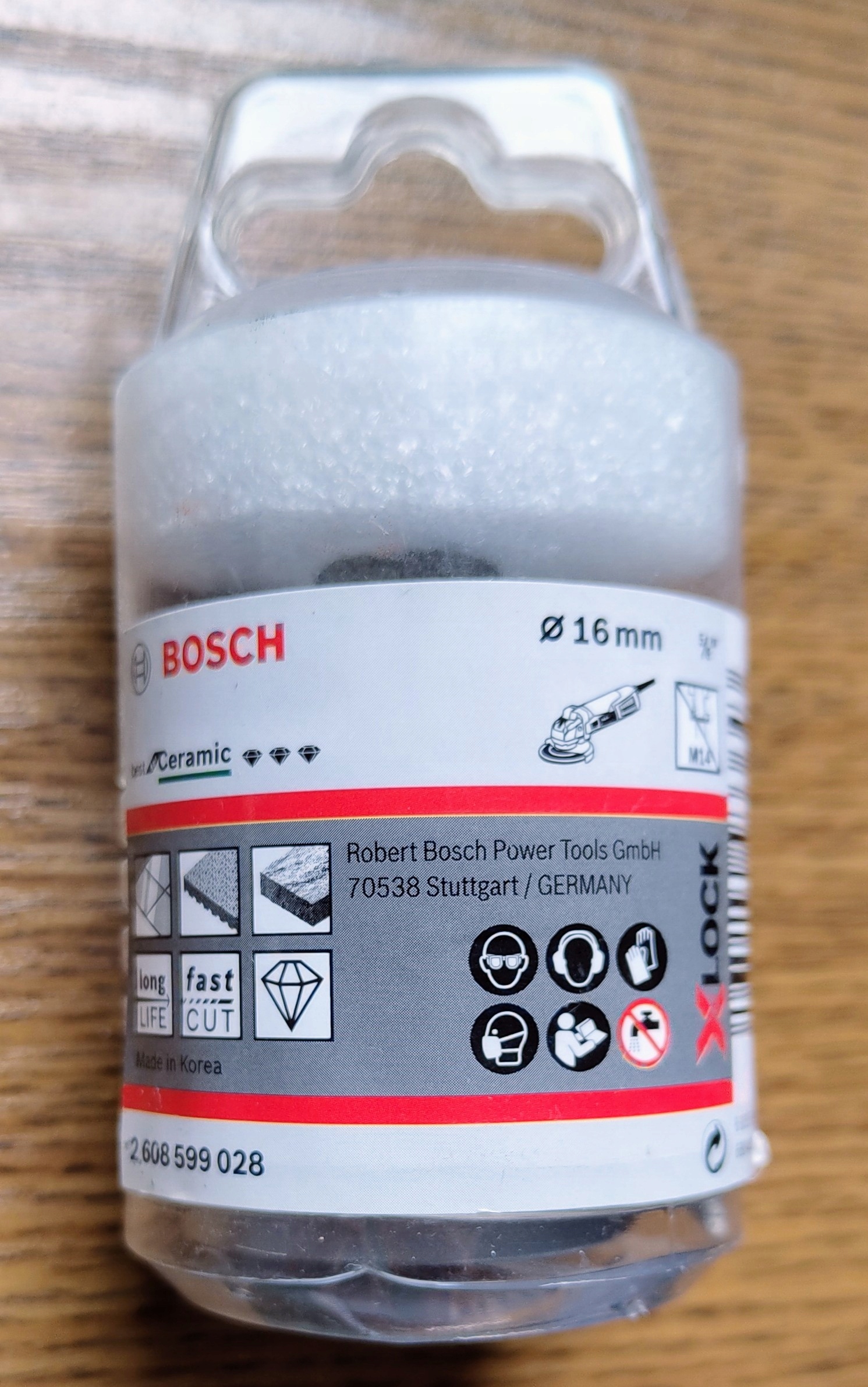 Bosch otwornica diamentowa do gresu 16mm X-Lock Stan opakowania oryginalne