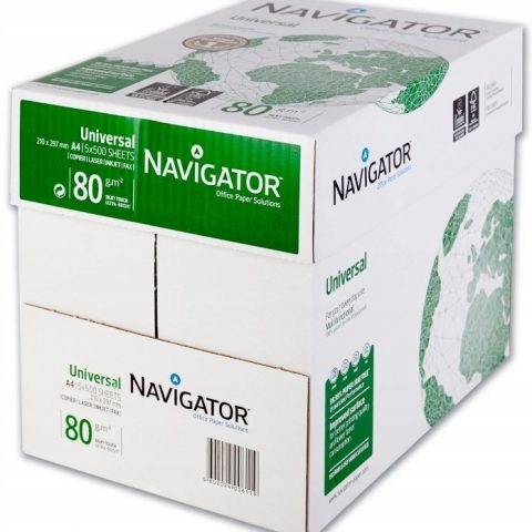 

Papier ksero A4 80g Navigator Universal karton 5 r