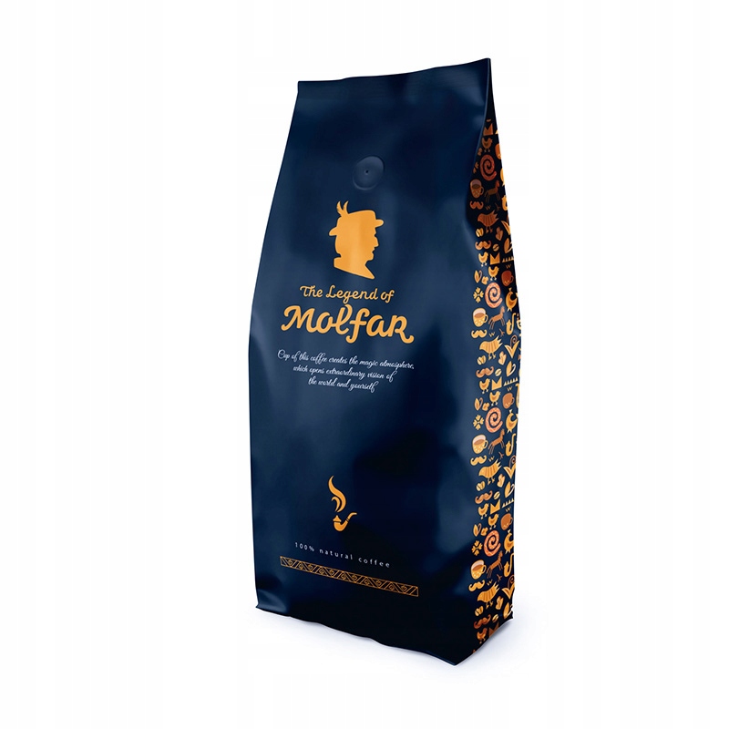 Levně Arabica Legend of Molfar Káva zrna #555 čokoláda Vlašské ořechy 1 kg