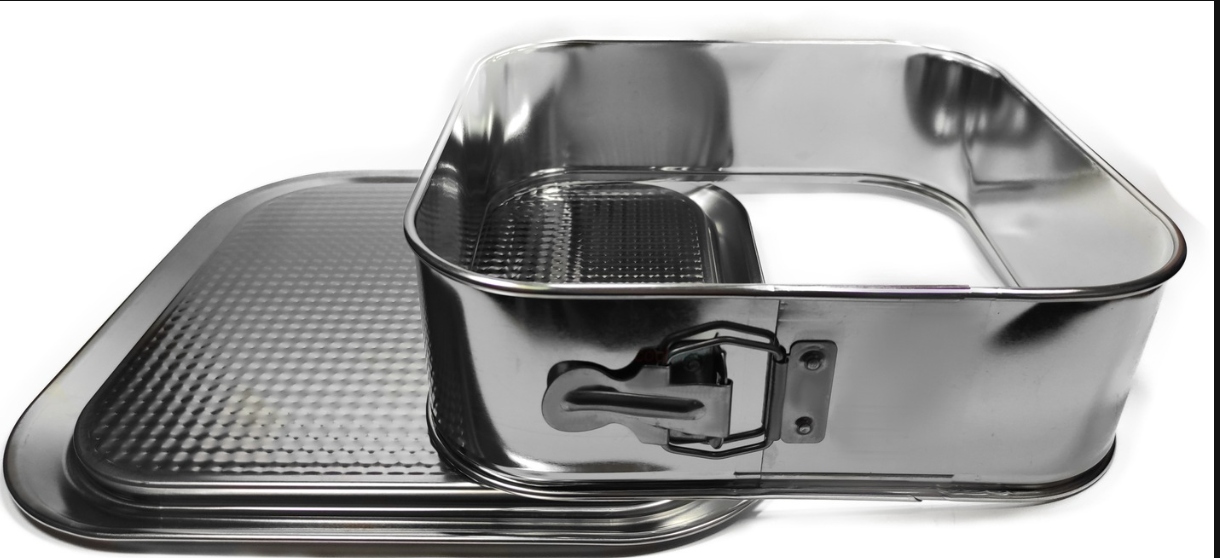 TORTOWNICA BLACHA DO PIECZENIA CIAST CHLEBA 24x24x8CM ROZPINANA POLSKA Kod producenta 000350