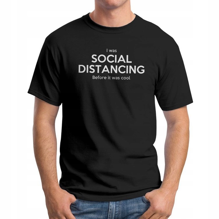 

Koszulka T-Shirt Social Distancing Before L