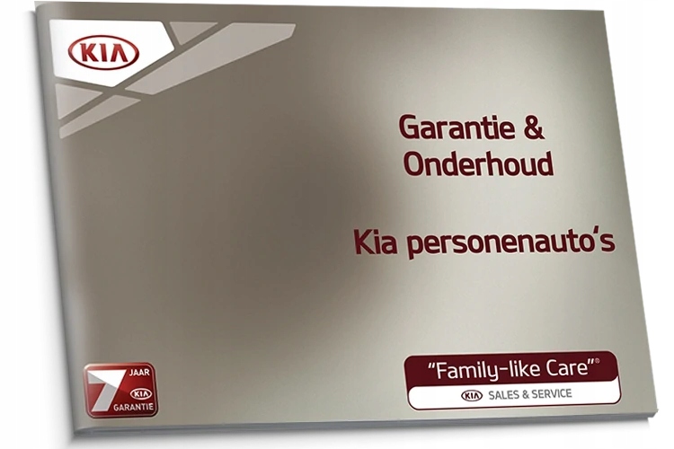 Kia Голландская Гарантийная Сервисная Книга