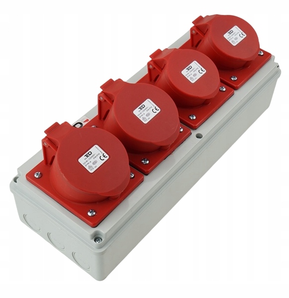 Stavební Rozvaděč Silový Dlouhý 2 X 400V 32A/5P 2 X 400V 16A/5P IP44