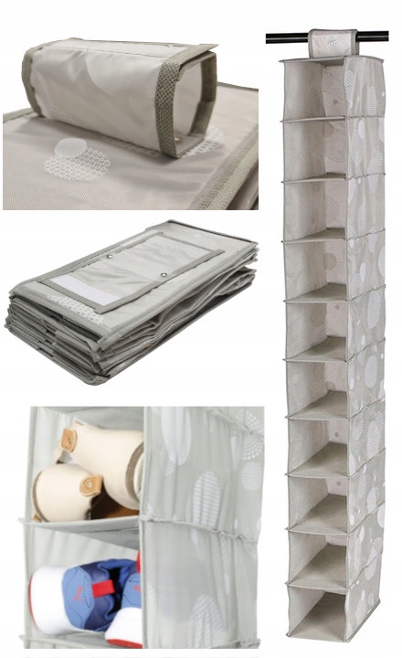 

Wiszący Organizer 10 Półki Półka Do Szafy