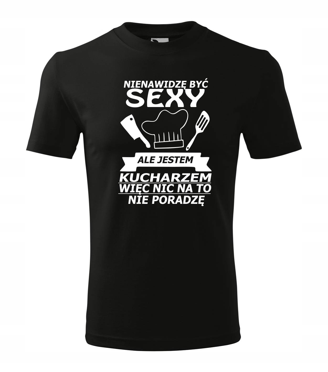 Tričko T-shirt potlač sexy pánsky kuchár