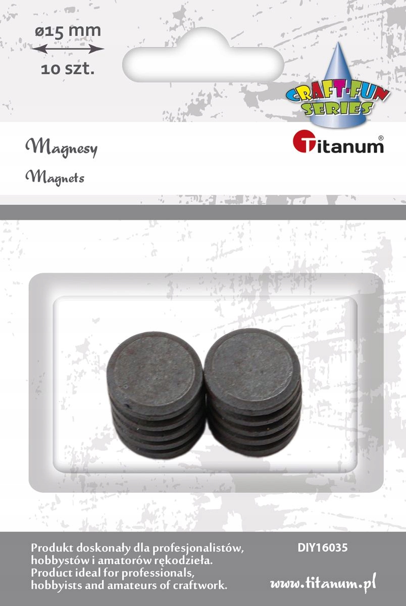 

Magnes Titanum czarny śr. 15mm