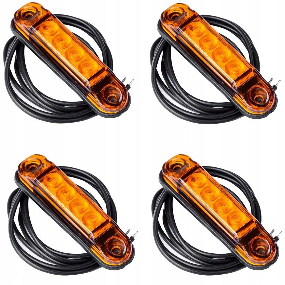 

Zestaw 4x lamp obrysowych Led Horpol pomarańczowe