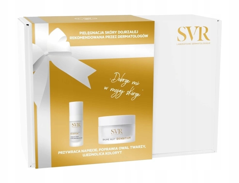 Svr Densitium Zestaw regenerujący balsam na noc 50ml Krem pod oczy 15ml